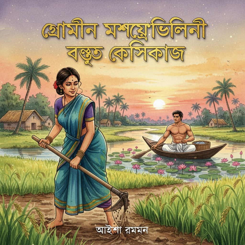 গ্রামীণ মৎস্যজীবিনীর ব্যস্ত কৃষিকাজ